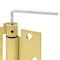 Prime-Line Door Hinge Commercial UL Adjust Self-Close, 3-1/2 in. with Sq. Corners, Satin Brass 3 Pack U 1158263 - alternate 8